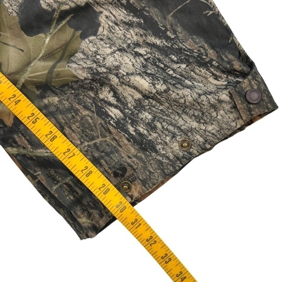 NWT Cabela's Men's Rain Suede Packable Rainwear Hunting Pants Mossy Oak XL - Picture 14 of 15